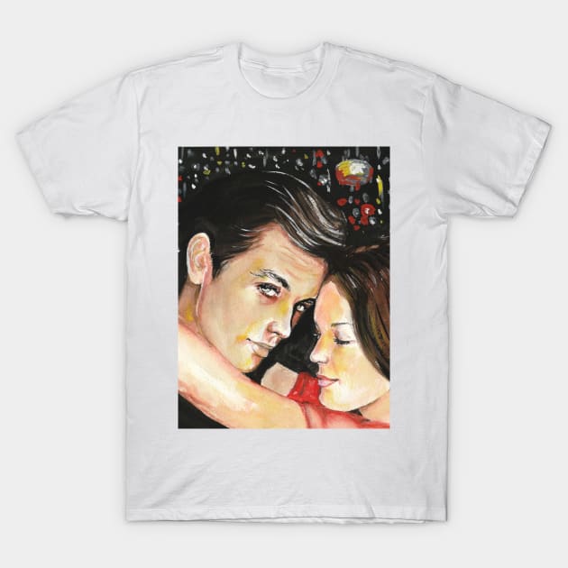 Alain Delon & Romy Schneider T-Shirt by Svetlana Pelin